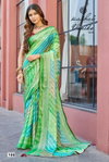 Venika By Kashvi Chiffon Brasso Foil Occasion Wear Sarees Suppliers In India
